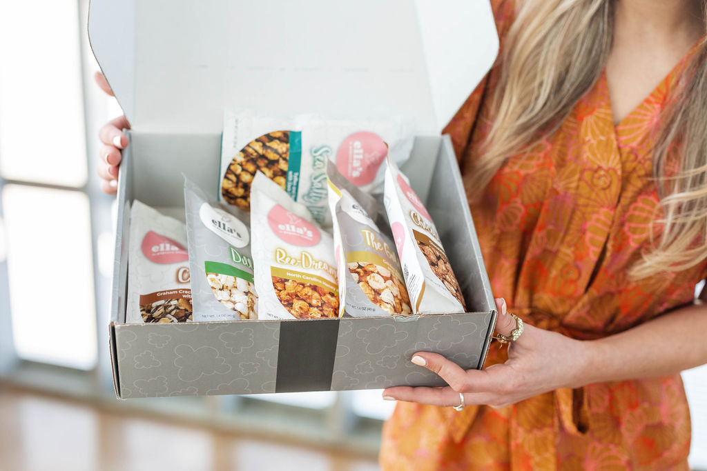 Zebra Popcorn | Cookies & Cream Gourmet Dessert Popcorn – Ella's
